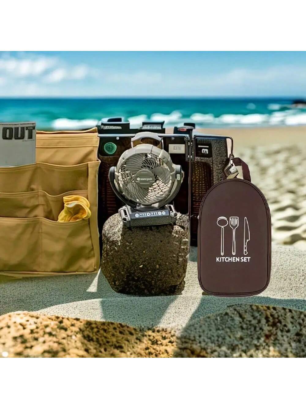 Sac de rangement d'ustensiles  - Camping Cooking Container avis et prix
