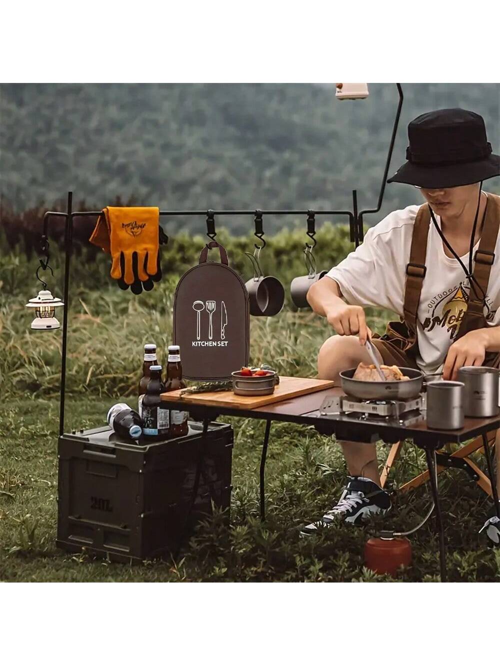 Sac de rangement d'ustensiles  - Camping Cooking Container avis et prix
