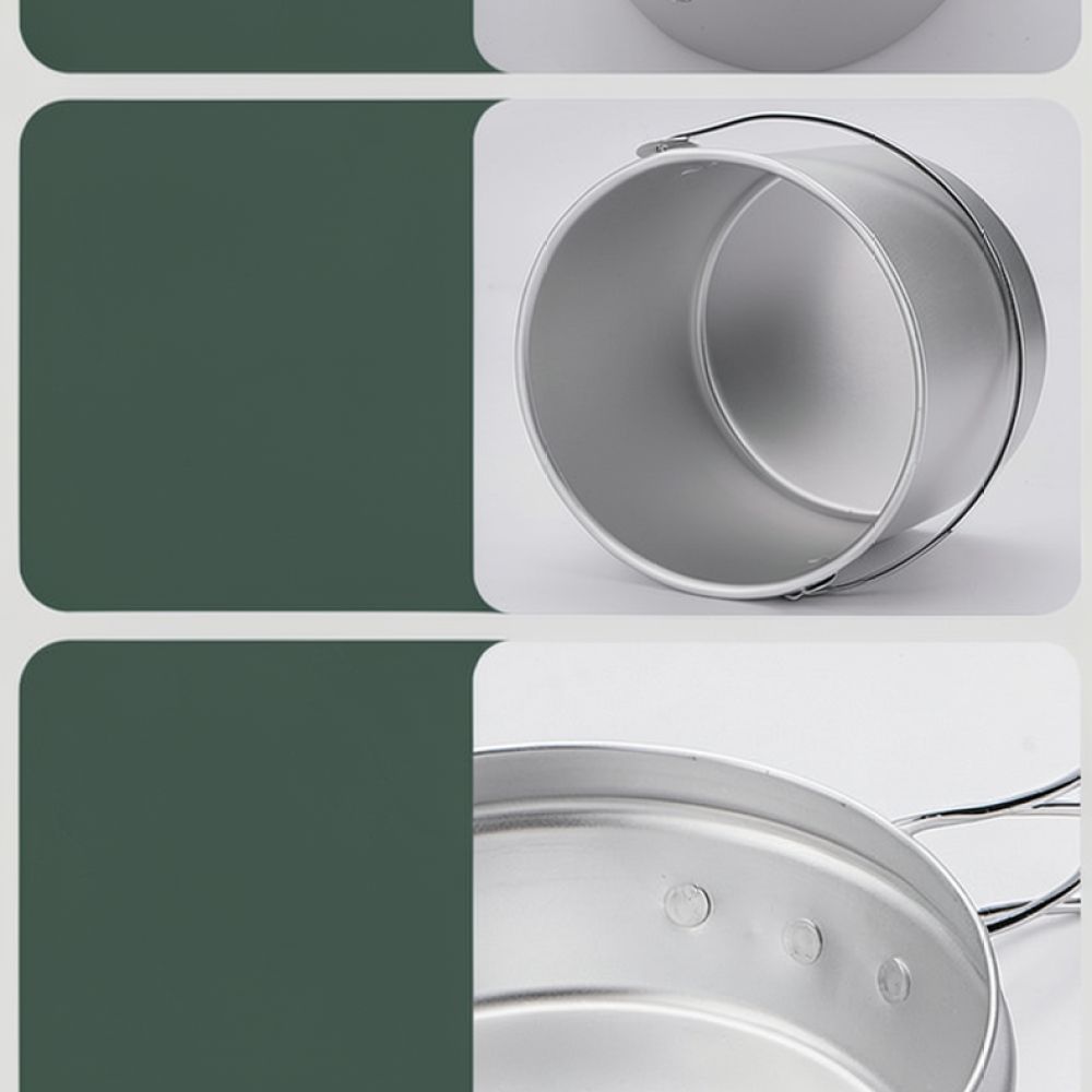 Batterie de cuisine en alumini - Camping Cooking Dining Set avis et prix