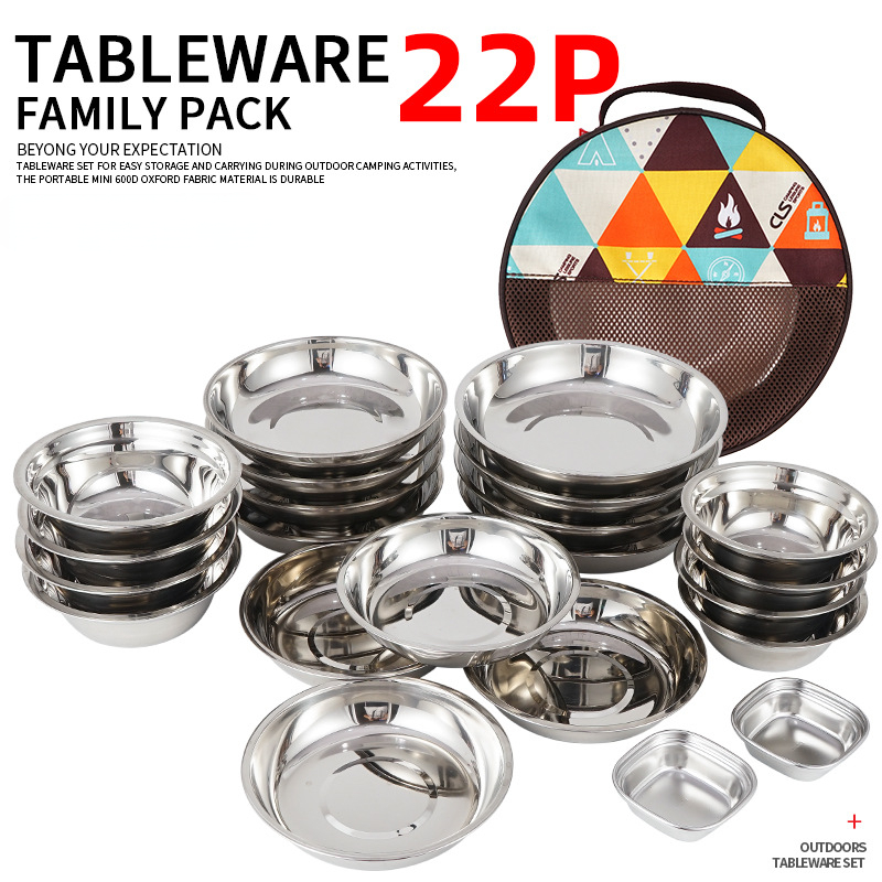 Ensemble d'assiettes à manger  - Camping Cooking Dining Set avis et prix